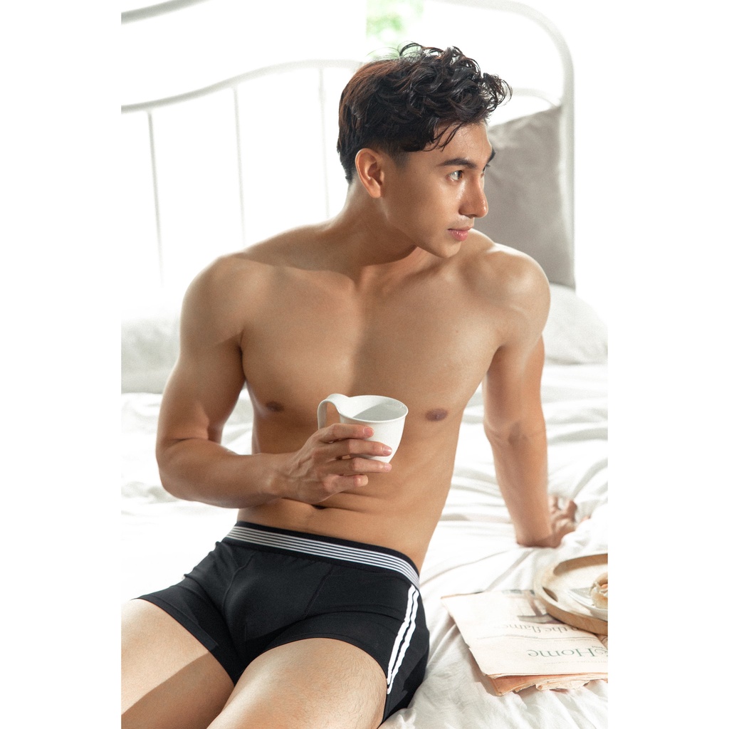 Quần lót BEN &amp; TOD boxer cao cấp cotton co giãn thấm hút mồ hôi thoáng mát