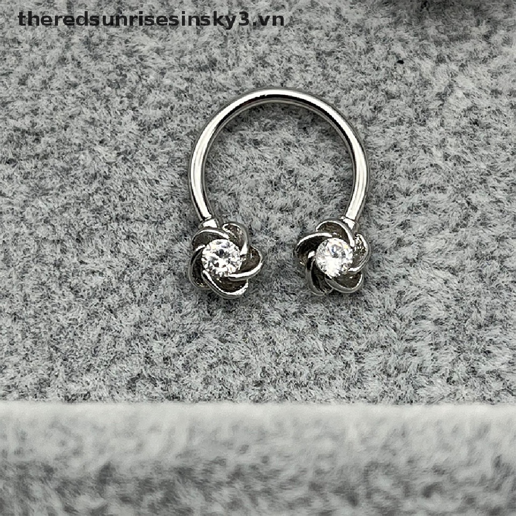 * Thời Trang Mới * * Khuyên Tai Dạng Vòng Xoắn Hình Bướm Nariz
