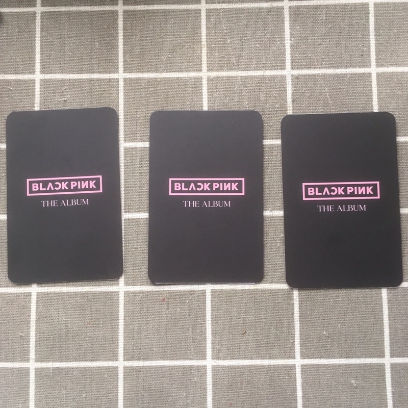 Ảnh Card Jennie BlackPink The Album pre ktown