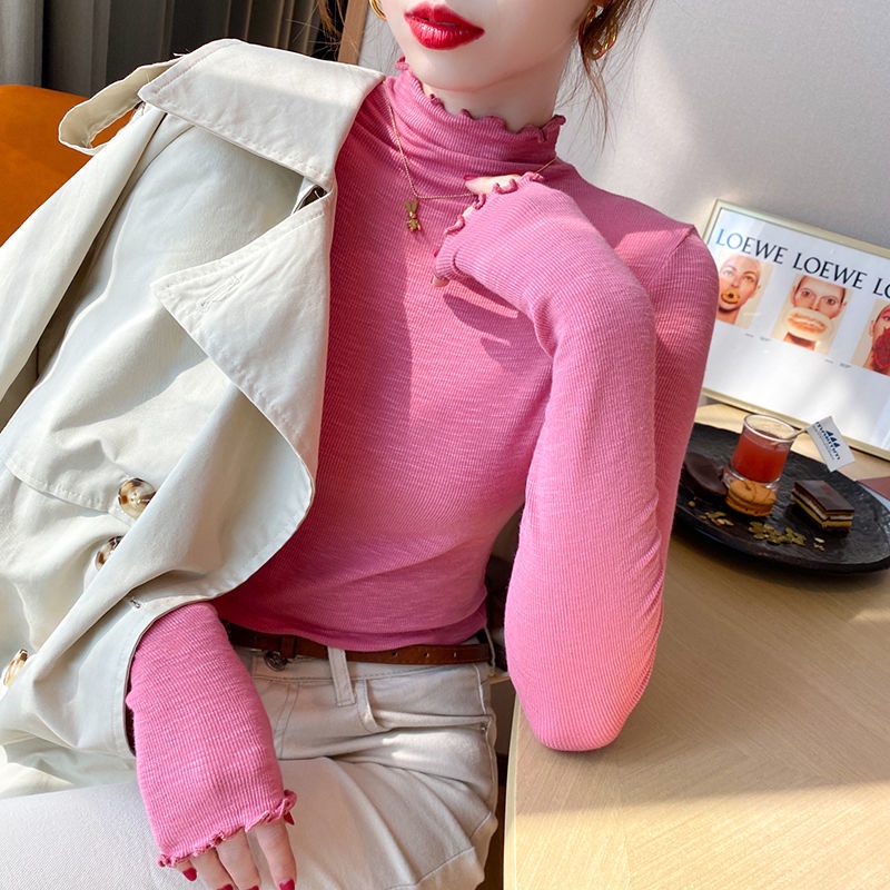 [ Mã 11FASHIONSALE1 giảm 10K đơn 50K ] Áo Thun Cotton Dài Tay Ôm Dáng Thiết Kế Mới Cho Nữ | BigBuy360 - bigbuy360.vn