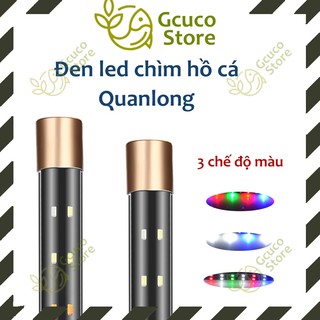 [BH BỂ 1 ĐỔI 1] Đèn led hồ cá Quanlong có 3 chế độ chỉnh màu (Mẫu mới vỏ đỏ)