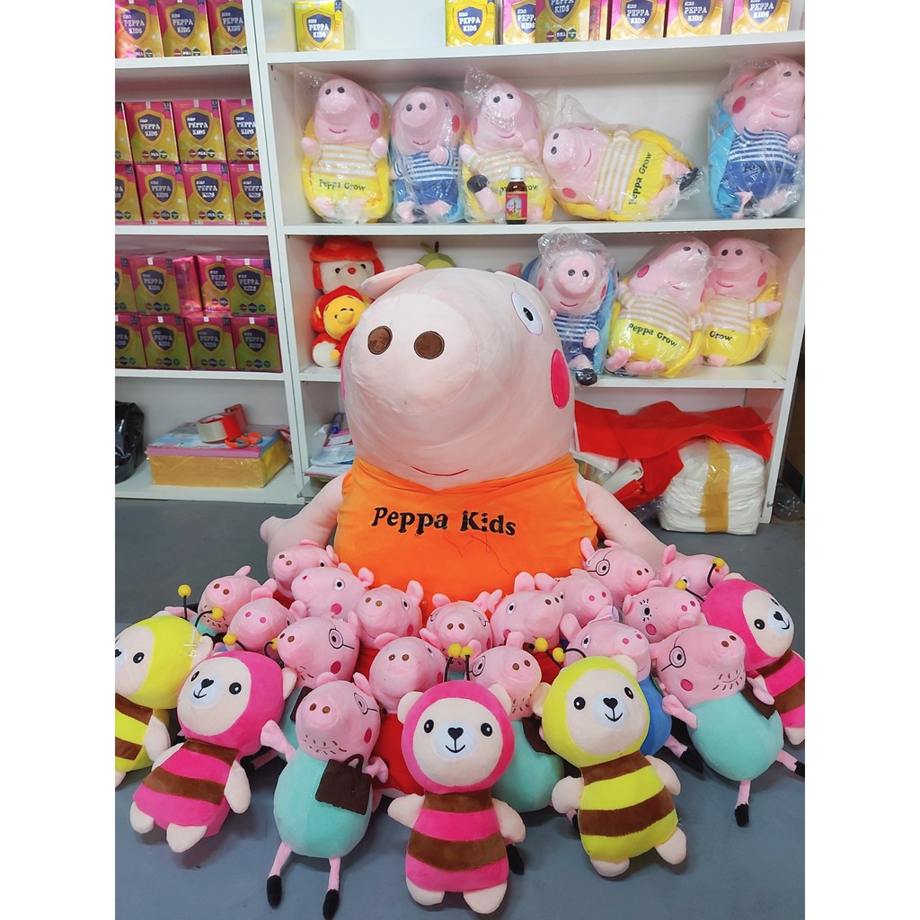 Heo peppa pig nhồi bông siêu mịn