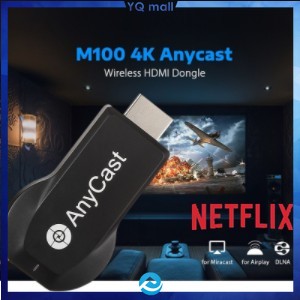 USB Anycast M100 kết nối HDMI không dây tốc độ cực nhanh 4K hai băng thông