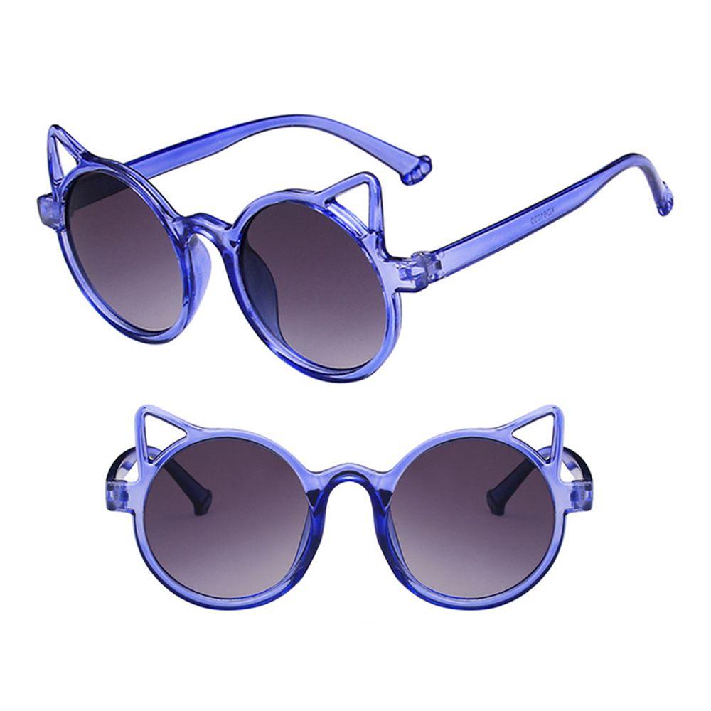 Kính Mát Gọng Tròn Chống Tia UV400 Phong Cách Cổ Điển Dễ Thương Dành Cho Bé