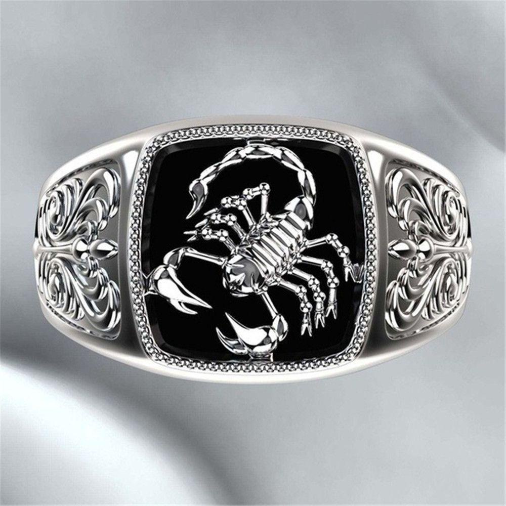 Nhẫn Hợp Kim Phong Cách Gothic Cổ Điển Cho Nam