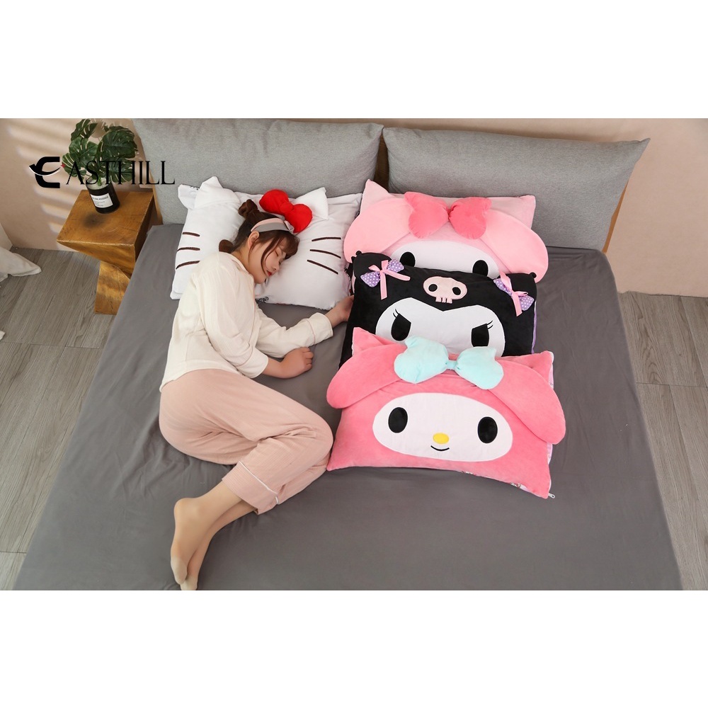 Vỏ Gối Nhồi Bông Hình Nhân Vật Kuromi Cinnamoroll Dễ Thương 50X70CM
