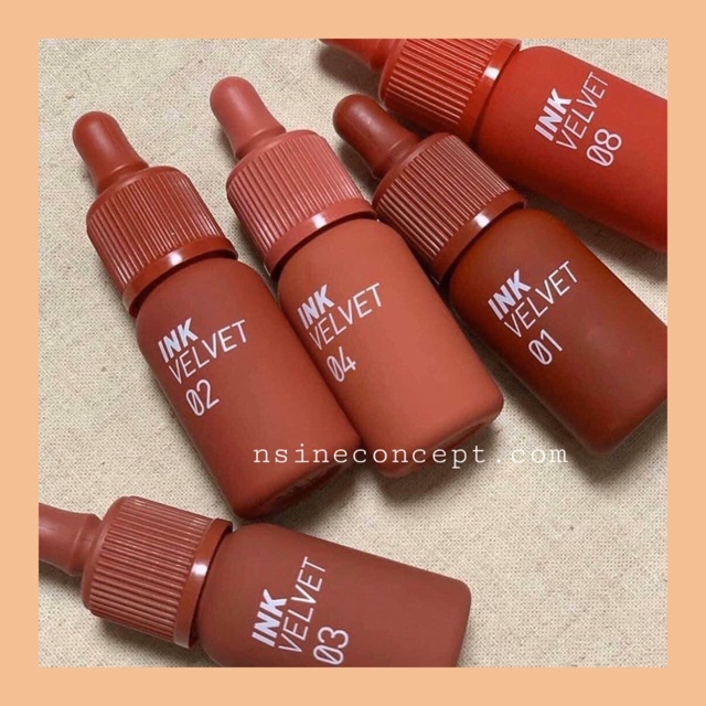 SON KEM LÌ PERIPERA INK VELVET Thỏi son cho những cô Nàng sợ son kem Cực mướt , chuẩn màu , tôn da.