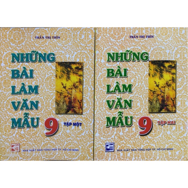 Combo Sách - Những bài làm văn mẫu lớp 9 (tập 1 +2)