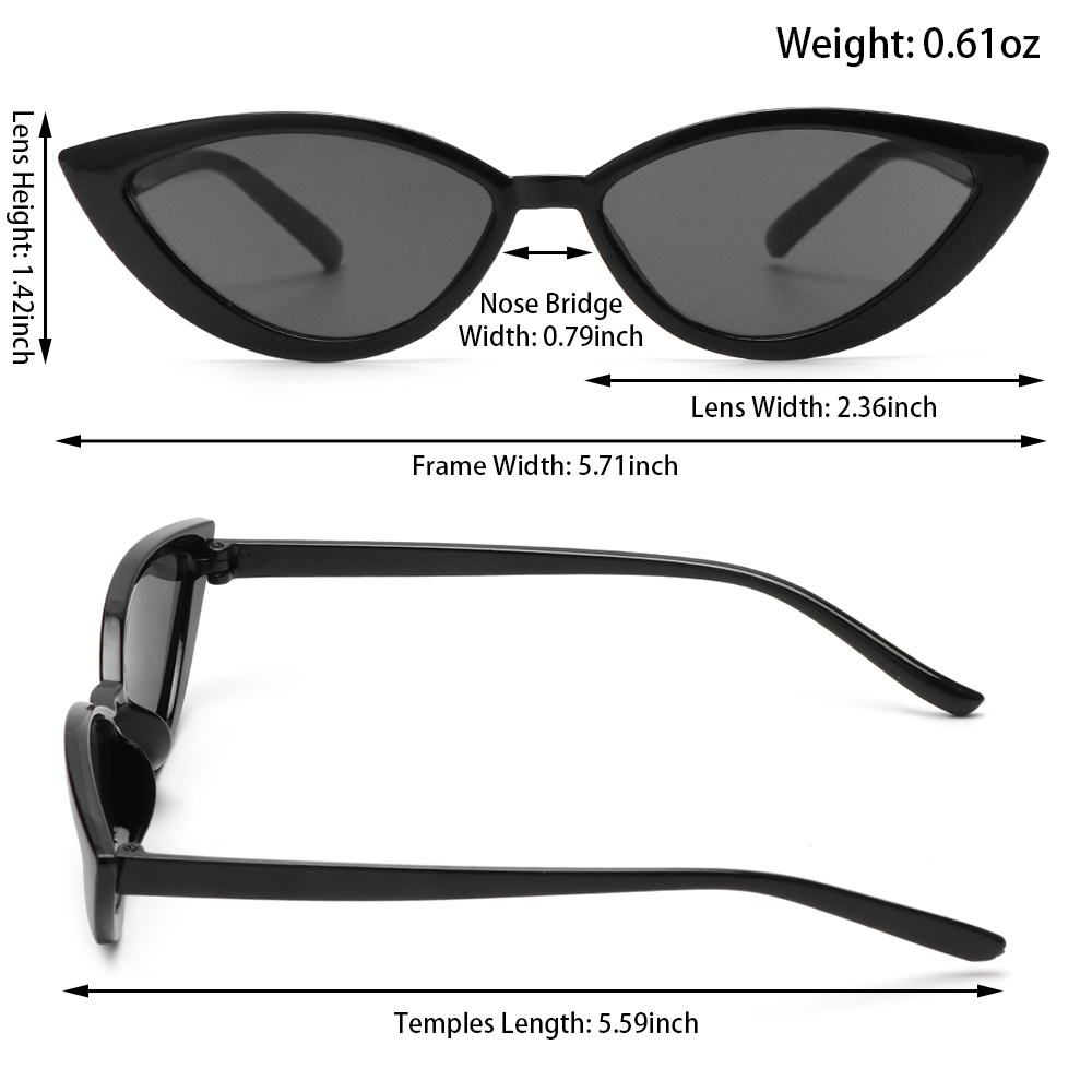 Kính Râm Thời Trang Nữ Chống Tia Uv400 Kiểu Dáng Retro Mùa Hè