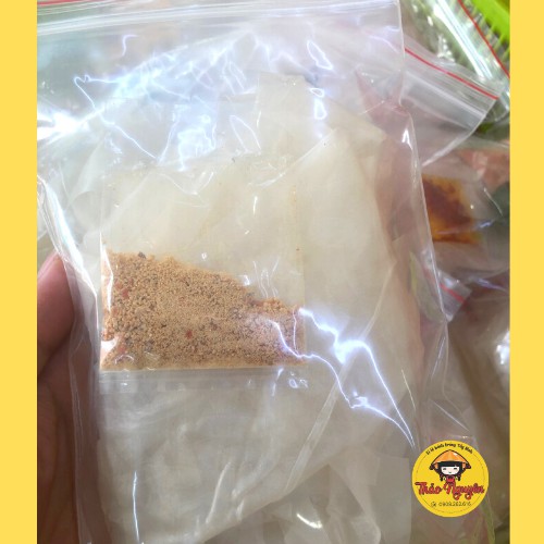 Bánh Tráng Phơi Sương Rìa Muối Nhuyễn, túi zip 100g, Ăn Vặt Sài Gòn