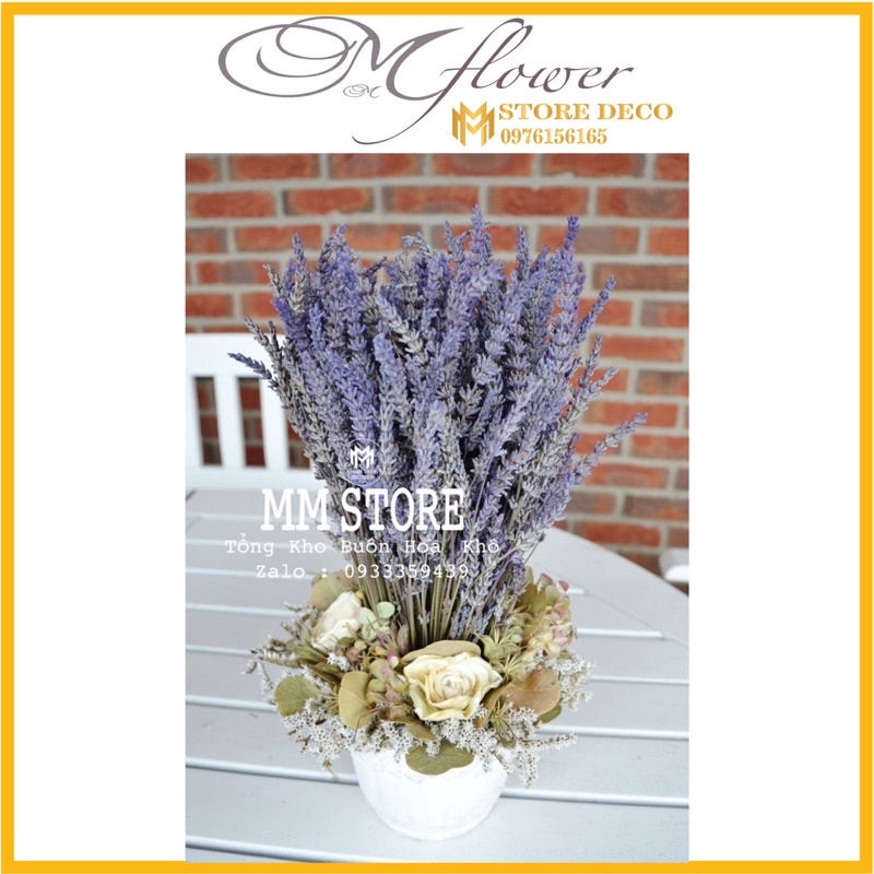 Hoa khô Lavender ❤️FREESHIP❤️ True Lavender hoa khô hàng chuẩn, tím than siêu đẹp