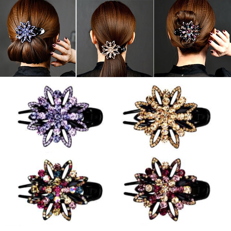 Kẹp TóC HìNh Ngôi Sao ĐíNh Kim Cương Giả ThờI Trang Cho Nữ