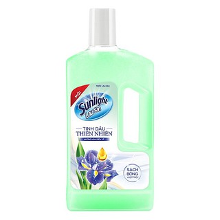 Sunlight nước lau sàn tinh dầu hoa diên vĩ chai 1kg