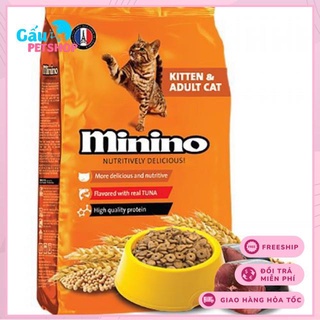 Thùng 7,8kg - thức ăn hạt khô cho mèo minino vị cá ngừ 1,3kg
