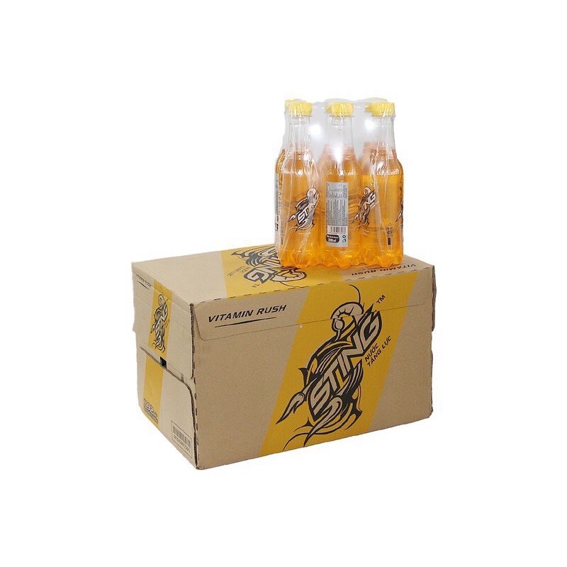 Thùng 24 Chai Nước Tăng Lực STING Gold 330ml