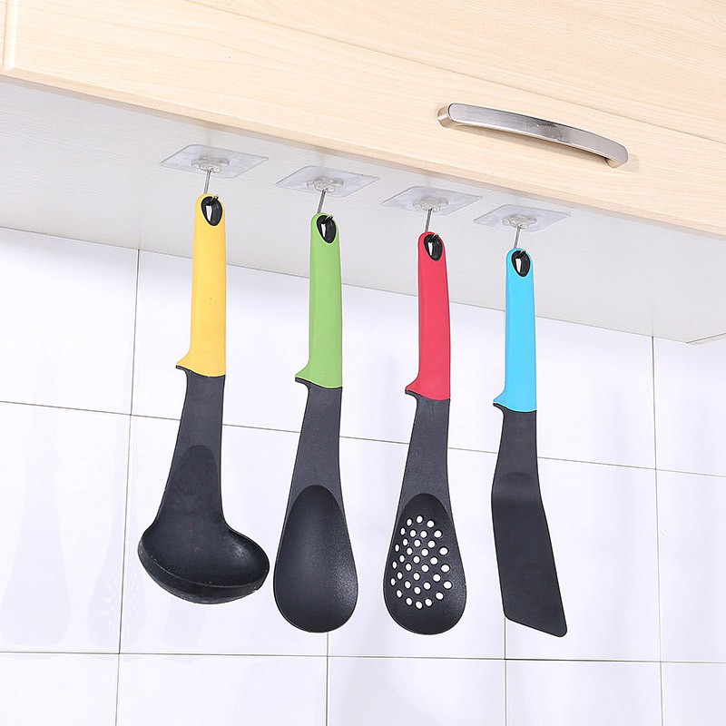 Combo 4/3/2/1 móc Inox dinh tường Seamless Hook 6kg - Hàng Nhật dầy chắc bám khỏe