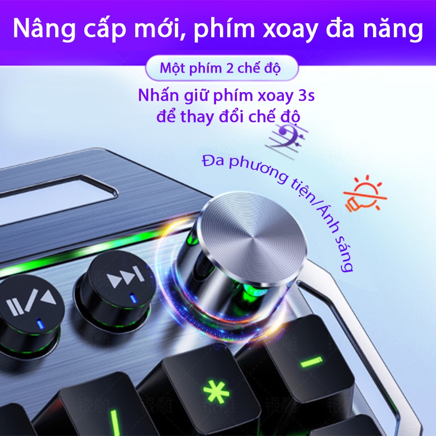 Bàn phím cơ Gaming Coputa Bàn phím máy tính chơi game có dây LED RGB K100 | BigBuy360 - bigbuy360.vn