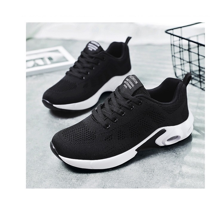 Giày Thể Thao Nữ, Giày sneaker Blackfull363 Đen-Thái