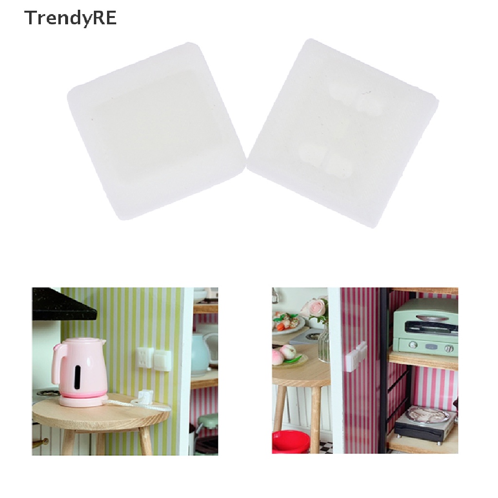 Mô Hình Ổ Cắm Điện Mini Tỉ Lệ 1: 12 Dùng Để Trang Trí Nhà Búp Bê
