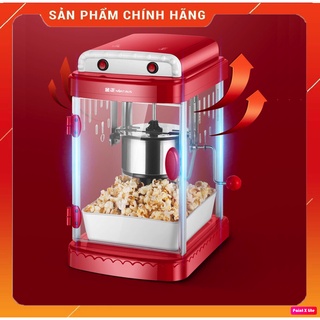 Máy làm bắp rang bơ, bỏng ngô tự động NOUTAUS cao cấp tiện lợi - Tặng kèm gói ngô/bắp