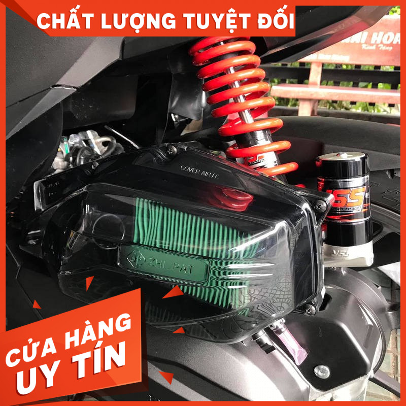 NẮP CHỤP PÔ E TRONG SUỐT, LỌC GIÓ ĐỘ SỬ DỤNG CHO XE VARIO, CLICK THÁI, AB 125