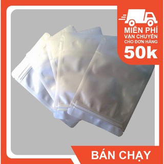 0,5 Kg túi zip 2 mặt bạc