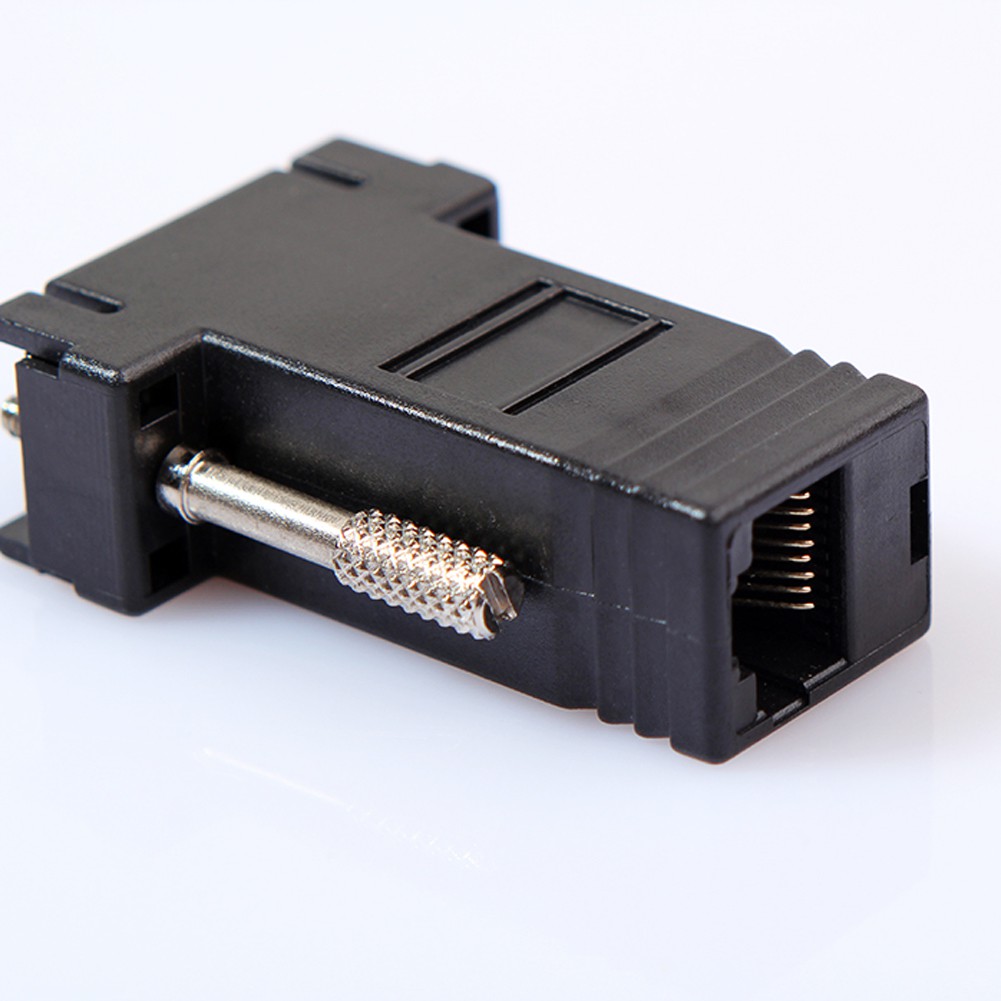 Đầu chuyển đổi mở rộng VGA sang lỗ/ đầu cắm Lan Cat5 Cat5e / 6 RJ45 Ethernet