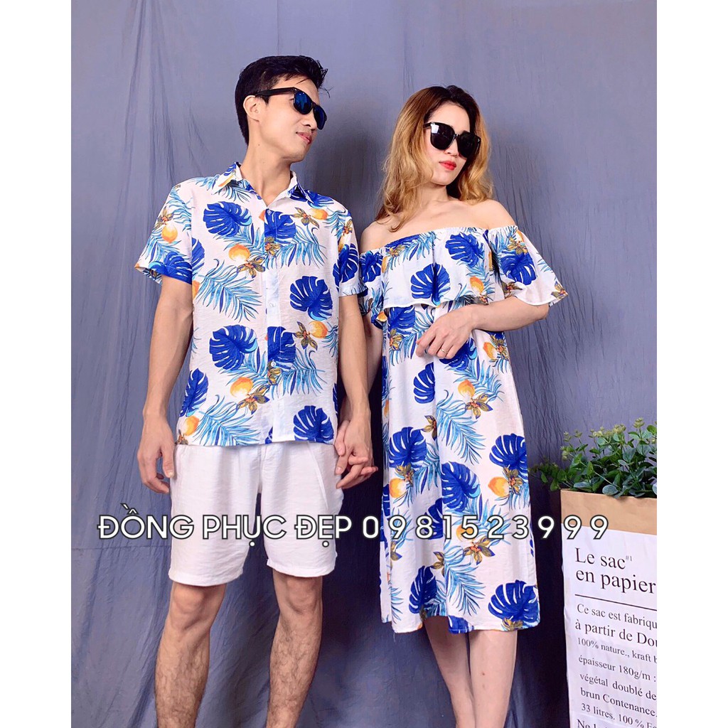 Váy Đầm Đi Biển ❤️FREESHIP❤️ VẢI TƠ ĐŨI - Váy đầm cho nhóm, bộ gia đình, đồ đôi đi biển | BigBuy360 - bigbuy360.vn