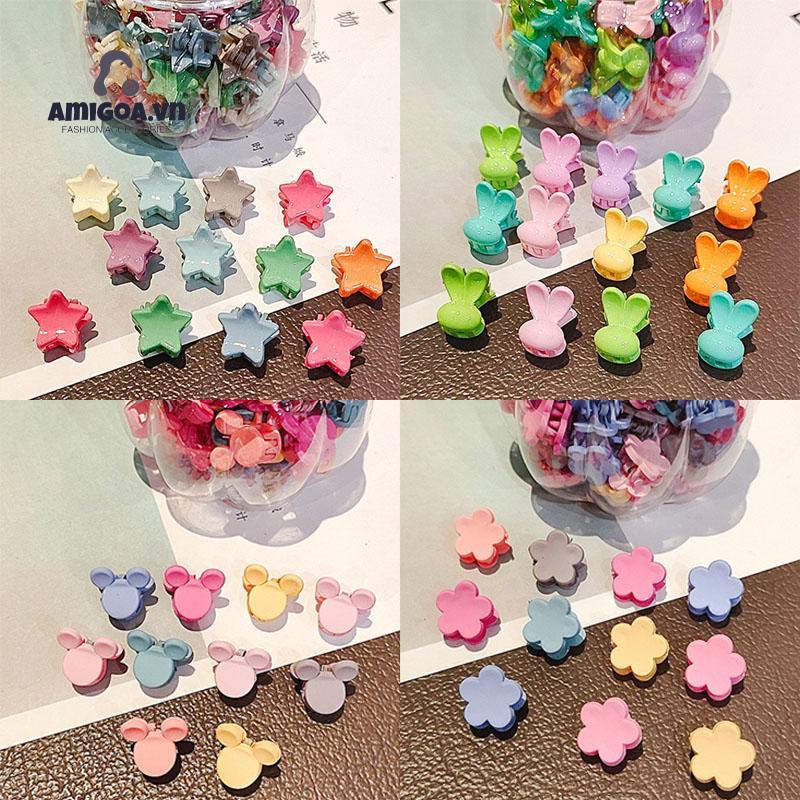 ✨✨Kẹp Tóc Hình Hoa Mini Dễ Thương Xinh Xắn Phong Cách Hàn Quốc（1pc）