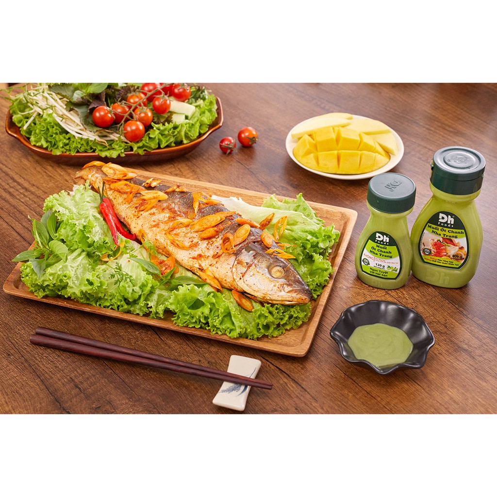 Hũ Muối Ớt Chanh Gừng Nha Trang - Thương hiệu DH Foods 120gr