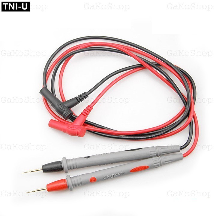 Cặp dây đo đồng hồ vạn năng ĐẦU KIM TNI-U 3012B loại Tốt 20A 1000V