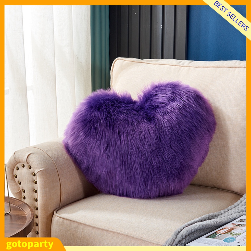 Gối Cotton PP Mềm Hình Trái Tim Trang Trí Ghế Sofa