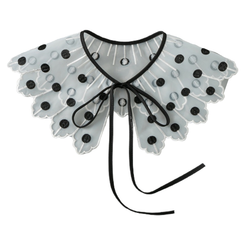 Cổ Áo Giả Thêu Họa Tiết Thời Trang Mùa Hè Dễ Phối Đồ