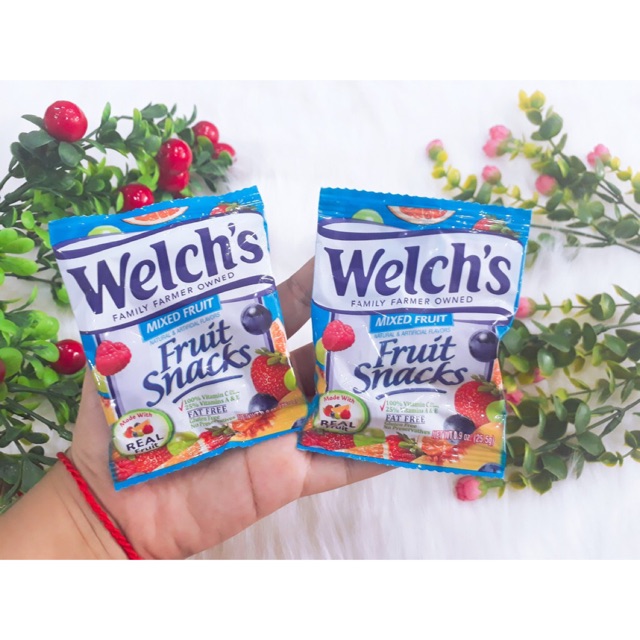 Kẹo dẻo Welchs MỸ gói nhỏ 25.5 gram