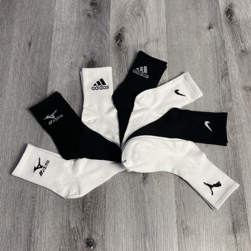 Tất Dệt Kim Đá Bóng Adidas, Nike Chất Liệu Cao Cấp Không Bai Không Xù