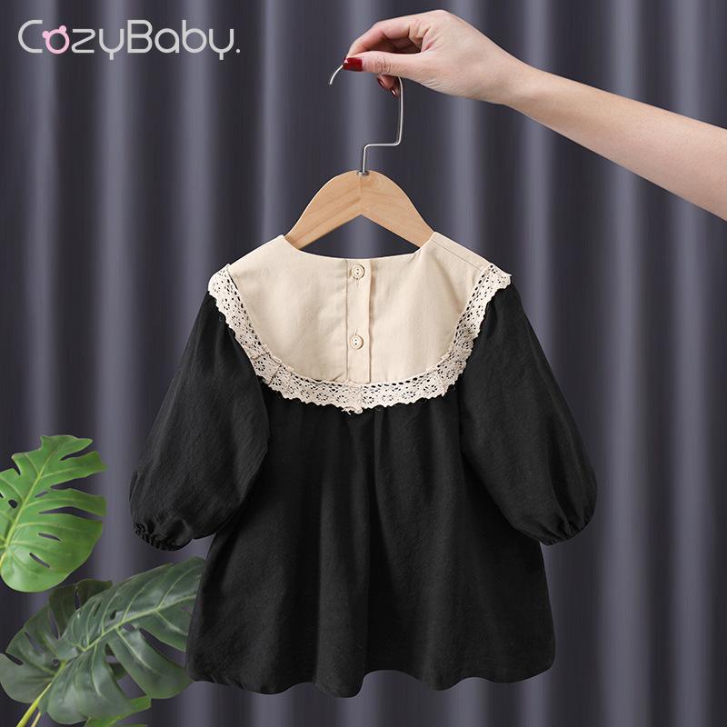 Đầm Công Chúa Thêu Họa Tiết Phong Cách Nước Ngoài Thời Trang Xuân Thu Mới 2023 Dành Cho Bé Gái