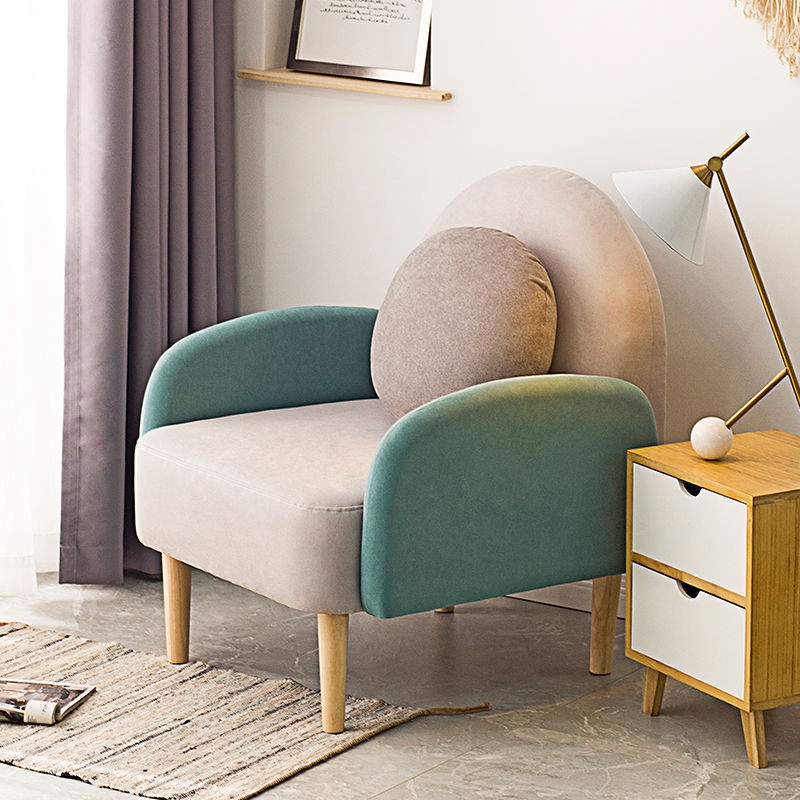 Bắc Âu đơn giản ghế sofa phòng ngủ khách căn hộ nhỏ hiện đại ban công