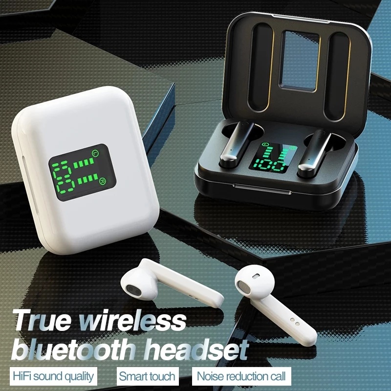 Tai Nghe Bluetooth 5.0 Không Dây TZUZL L12 TWS Có Đèn LED Và Mic