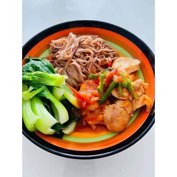 [100% gạo lứt] Bún Gạo Lứt Eat Clean Giảm Cân Ăn Kiêng Ăn Chay Gói 500g