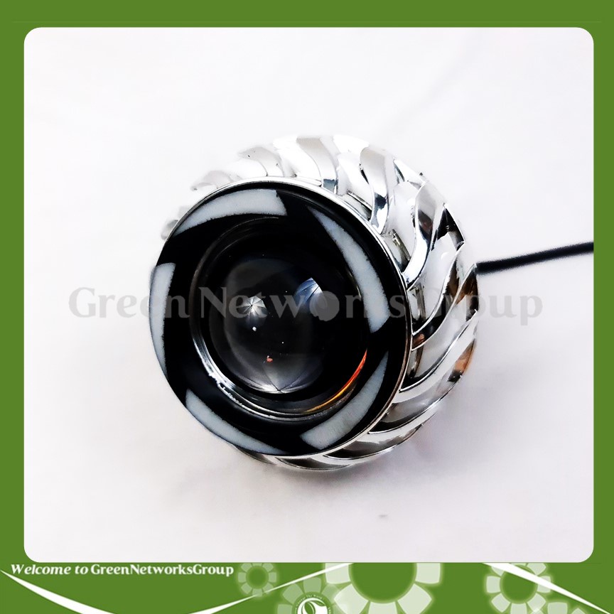 Đèn pha Led bi cầu lốc xoáy 7 màu Greennetworks