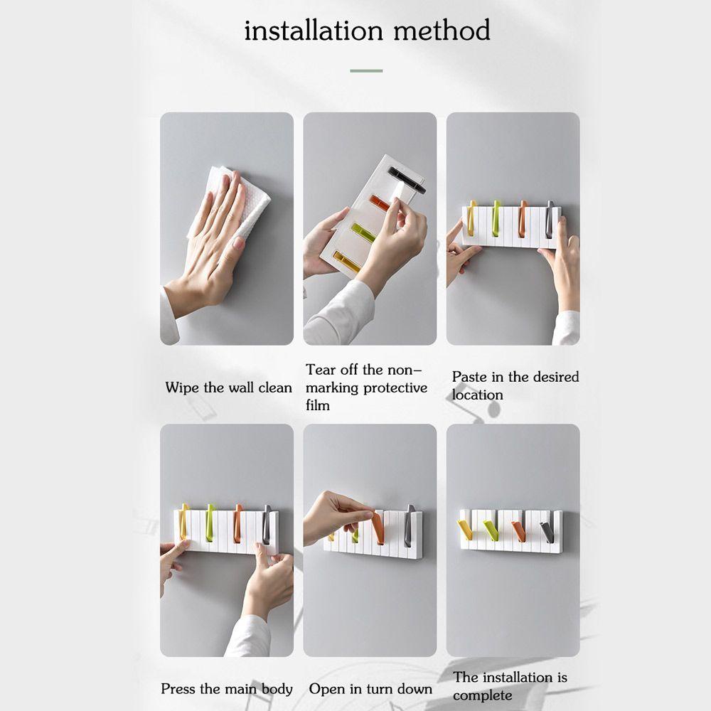 ESPO Móc Treo Khăn Tự Dính Không Cần Khoan Tiện Dụng Cho Nhà Bếp / Phòng Tắm