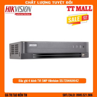 Đầu ghi hình 4 kênh hd-tvi 5mp hikvision ds-7204huhi-k2 tên miền trọn đời .