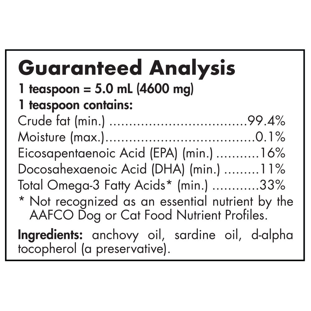 Tăng cường sức khỏe da, lông, khớp và hệ miễn dịch cho chó/mèo -Dầu cá Nordic Naturals (Mỹ)