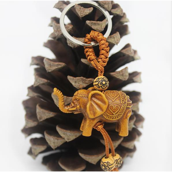 Móc Khóa Nhựa Hình Voi Đáng Yêu