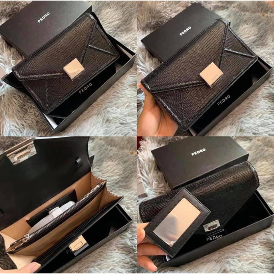 Túi auth 100% Pedro bì thư size 20 hot 2021