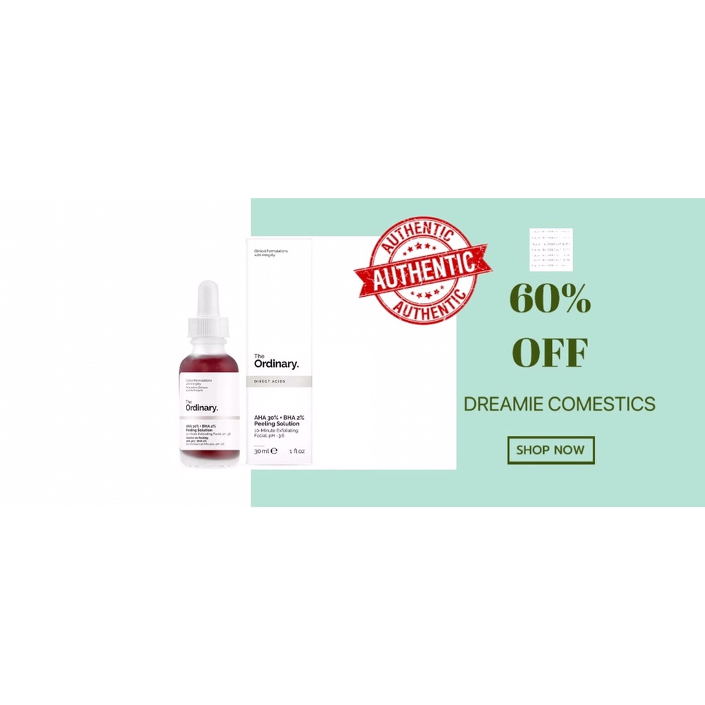 Serum The Ordinary AHA 30% + BHA 2% Peeling solution 30ml