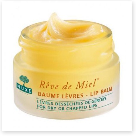 [Mã chiết khấu giảm giá chính hãng] Nuxe Rêve De Miel Lip Balm - Son Dưỡng Môi Dạng Hũ 15gr