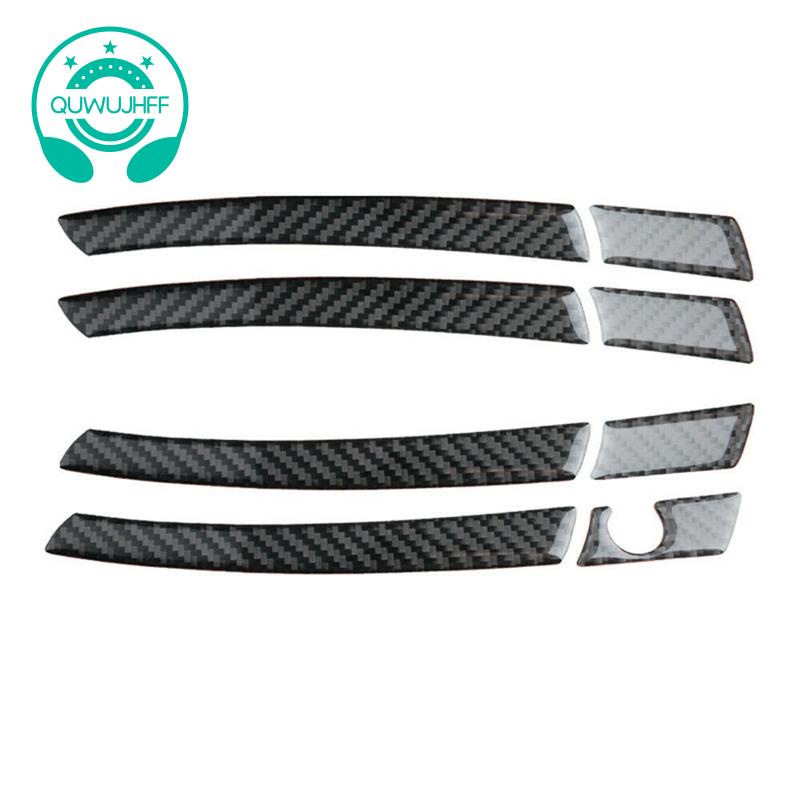 Ốp bọc tay nắm cửa bằng sợi carbon cho Mercedes Benz C Class W204 2007-2014 C200 C220 C250 C300