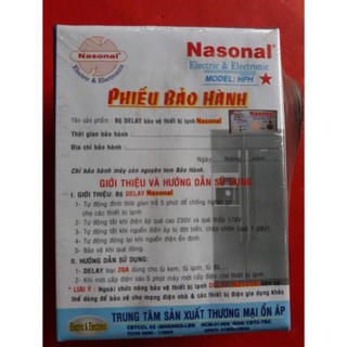 Ổn áp (Relay) Bảo Vệ Tủ Lạnh NASONAL