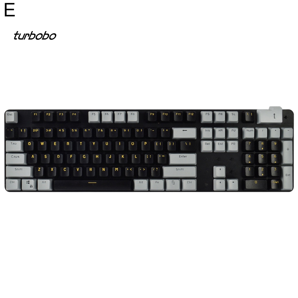 Set 104 Nút Bàn Phím Cơ Thay Thế Bằng Silicon Siêu Bền Tiện Dụng